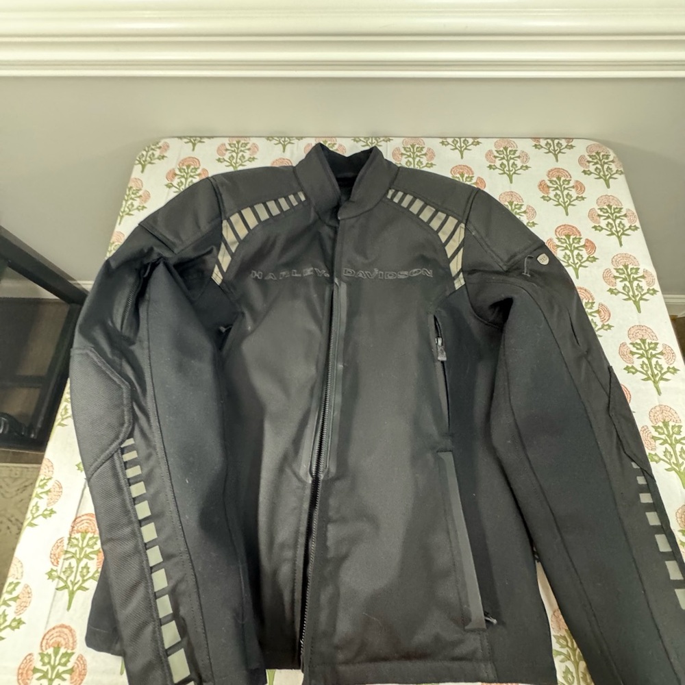 Harley-Davidson Men’s Black Textile Motorcycle Jacket